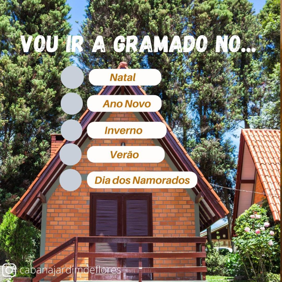 Hotel Cabana Jardim De Flores Gramado Dış mekan fotoğraf